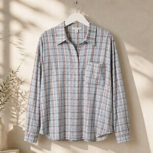 Tilley Endurables Plaid Button-Up Travel Shirt 3XL